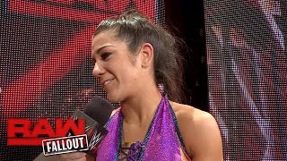 Bayley reflects on her debut night on Raw Raw Fallout Aug 22 2016 [upl. by Buerger]