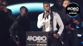 Bugzy Malone  Best Grime Act acceptance speech at the MOBOAwards  2024 [upl. by Ahasuerus]