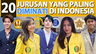 20 JURUSAN KULIAH PALING DIMINATI TAHUN 2023 ADA JURUSAN KAMU GAK [upl. by Nitsyrc339]