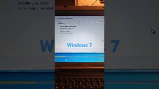 Installing Windows 7  Shorts video  November 2024 [upl. by Avram122]