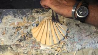 How To Carve A Scallop Shell [upl. by Leasa251]