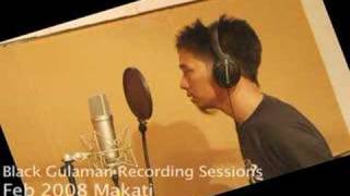 BLACK GULAMAN Naga City Camarines Sur recording sessions [upl. by Eyllib158]