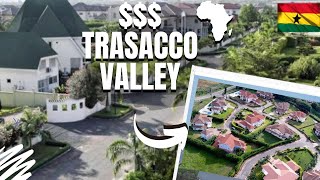 The Real Trasacco Valley Estates  Rich Neighborhoods In Accra  Ghana Africa quartier résidentiel [upl. by Humfried]