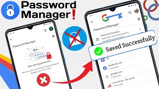 How to Save Passwords in Password Manager 2024  Password Manager Me Password Kaise Save Kare  2024 [upl. by Akina]