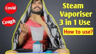 Steam Vaporizer  Nose Steamer and Facial Sauna 3 In 1 Steam Inhaler  How to Use Steam Vaporizer✅✅ [upl. by Surovy]