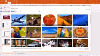 How to insert online pictures in Microsoft PowerPoint 2016 [upl. by Norraj]