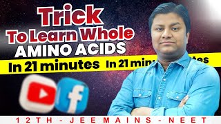 Amino Acid Mastery The Ultimate Trick for Easy Learning [upl. by Nellak354]