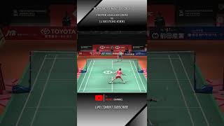 World Class rally axelsen vs li shi feng bwfworldtour kumamotomasters2024 japanmasters2024 [upl. by Htederem]