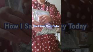 How I Saved Money Today savemoney frugalliving [upl. by Corette551]