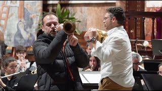 Dani de Baza y Filarmónica Porrerenca  Ensayo Porreres  Mallorca [upl. by Belldas]