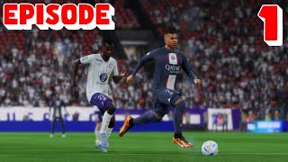 FIFA 23 My Player Career Mode PSG vs AL SHABAB Walkthrough  Episode 1 The Beginning [upl. by Muriah282]