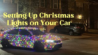 How to Set Christmas Lights on Your Car [upl. by Ecital]