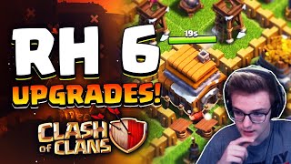 RATHAUS 6 ERREICHT amp eine MENGE neue UPGRADES  Clash of Clans Deutsch [upl. by Leora]