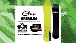 20232024 GREMLIN  GNU SNOWBOARD [upl. by Atiuqihs]