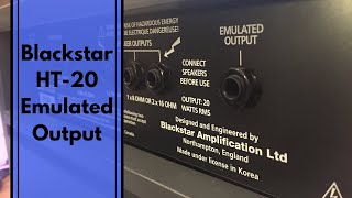 Blackstar HT 20 Emulated output [upl. by Hughmanick]