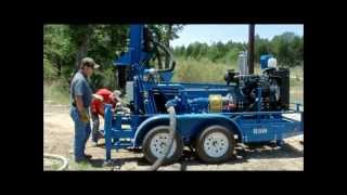 RockBuster R100 Portable Water Well Drilling Rig [upl. by Trebmer388]