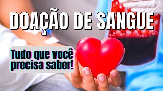 TUDO SOBRE DOAÇÃO DE SANGUE [upl. by Magdalen]