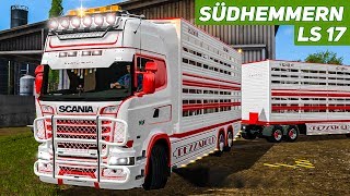 LS17 SÜDHEMMERN 6 Der SCANIATiertransporter LANDWIRTSCHAFTSSIMULATOR 2017 [upl. by Nnaihs612]