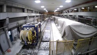 Lafarge Precast Edmonton Concrete Hollow Core Production Process Alberta Canada [upl. by Rollins]