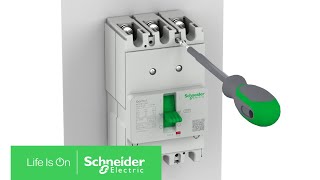 GoPact MCCB  How to Mount the Circuit Breaker and Attach Cable  Schneider Electric Support [upl. by Nirrok]