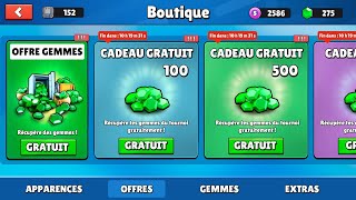 STUMBLE GUYS OFFRENT des GEMMES GRATUITES à TOUT LE MONDE [upl. by Panchito375]