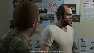 GTA 5 Modo historia Barrera de púas [upl. by Macnamara413]