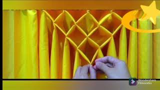 Altar decoration 02 How to make Dimond Shape 🔶🔶🔶🔶🔶RESHMA DSOUZA [upl. by Trebbor]