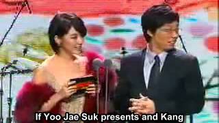 Yoon Eun Hye 2007 MBC Entertainment Award presenter ENG sub [upl. by Trilbie]