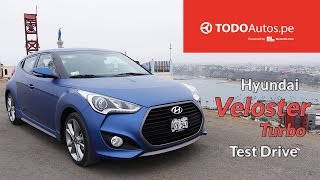 Hyundai Veloster Turbo Test Drive con Ramón Ferreyros  TODOAutospe [upl. by Sallyann254]