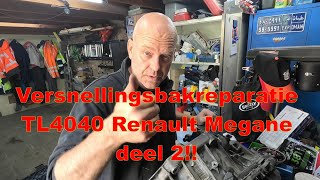 versnellingsbak reparatie TL4010 deel 2 [upl. by Akemak]