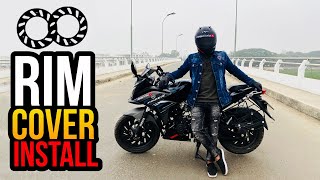 Yamaha Fazer V2 Bike Rim Cover install BD [upl. by Esma]