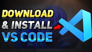 How to Download and Install VS Code Windows 1011 Tutorial [upl. by Dimo37]