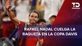 Rafa Nadal consuma su retiro del tenis con eliminación de España en la Copa Davis [upl. by Bronnie]