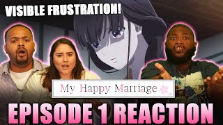 The Best NEW Anime This Season  My Happy Marriage Episode 1 Reaction [upl. by Aidahs]