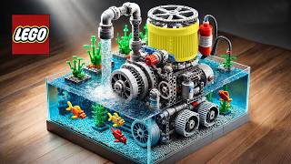 I Built A Giant Lego Water Pump For My Fish 🐠 Lego Auto Tech [upl. by Dibbrun341]