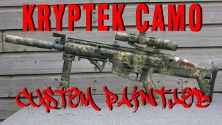 Kryptek camouflage custom paintjob Tutorial [upl. by Nnyllaf]