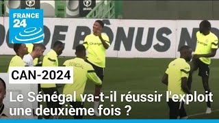 CAN2024  le Sénégal vatil réussir lexploit une deuxième fois  • FRANCE 24 [upl. by Repip676]