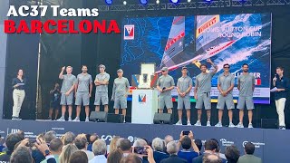 The 37th America’s Cup Louis Vuitton Sailing Challengers in Barcelona Spain [upl. by Seiber]