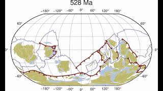 Plate tectonic evolution from 1 Billion years ago to the present [upl. by Groot]