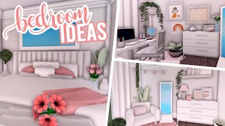 Trendy Bloxburg Bedroom Ideas  Bloxburg Speedbuild [upl. by Elamor]