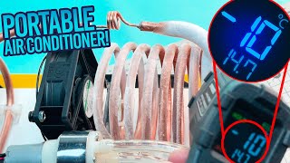 How to Make a Powerful Mini Freezer  Portable Mini Air Conditioner up to 10ºC [upl. by Francyne167]