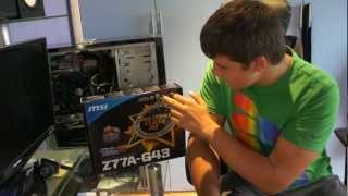 MSI Z77AG43 Motherboard Review [upl. by Ayhtak]