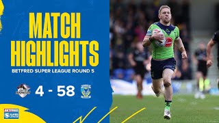 Highlights R5  London Broncos v Warrington Wolves [upl. by Shippee]