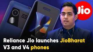 Reliance Jio Launches JioBharat V3 and V4 Bridging the Digital Divide for 250 Million Users [upl. by Nedak40]