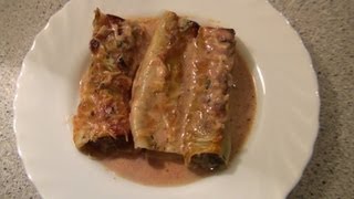 Cannelloni Rezept gefüllt mit Hackfleisch und Spinat nach Omas Art [upl. by Durante]