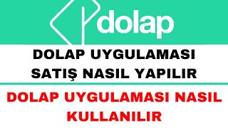 Dolap Uygulaması Satış Nasıl Yapılır  Dolap Uygulaması Nasıl Kullanılır [upl. by Ada240]