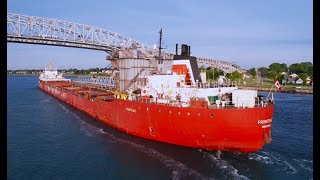 CSL FRONTENAC  Downbound Port Huron Michigan 612024 [upl. by Aynam]