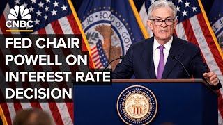 Federal Reserve Chair Jerome Powell speaks after Fed holds interest rates steady — 1312024 [upl. by Brina]