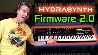 ASM Hydrasynth Firmware 20  New Features Everything You Need To Know [upl. by Aiseneg656]