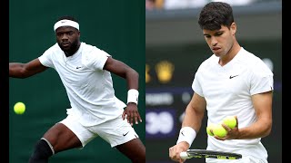 Carlos Alcaraz vs Frances Tiafoe Highlights  Wimbledon 2024 [upl. by Bullock]